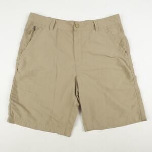 NordicTrack Mens 38 Flat Front Shorts Hiking Performance